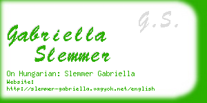 gabriella slemmer business card